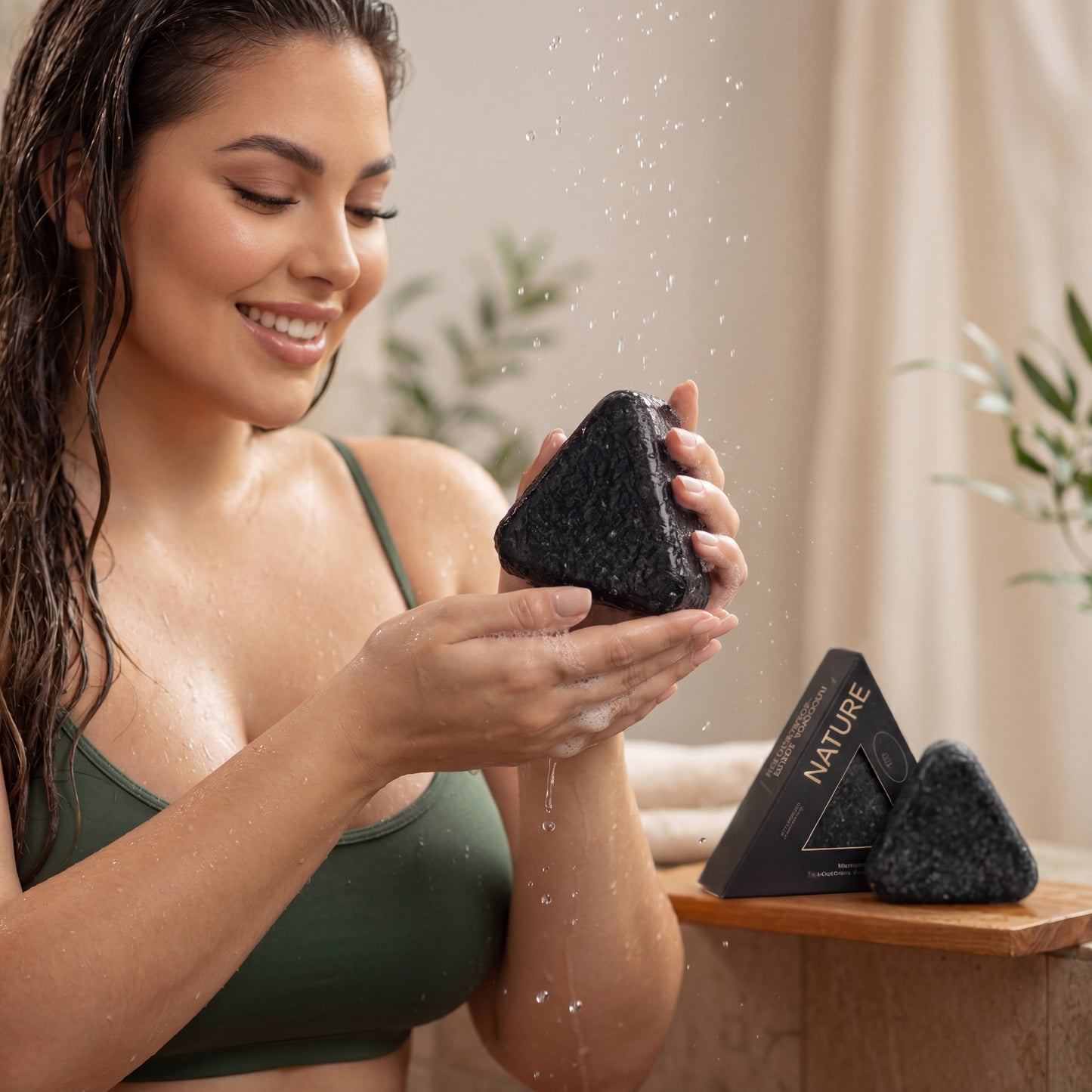 Nature’s Touch™ Natural Triangle Shampoo Soap