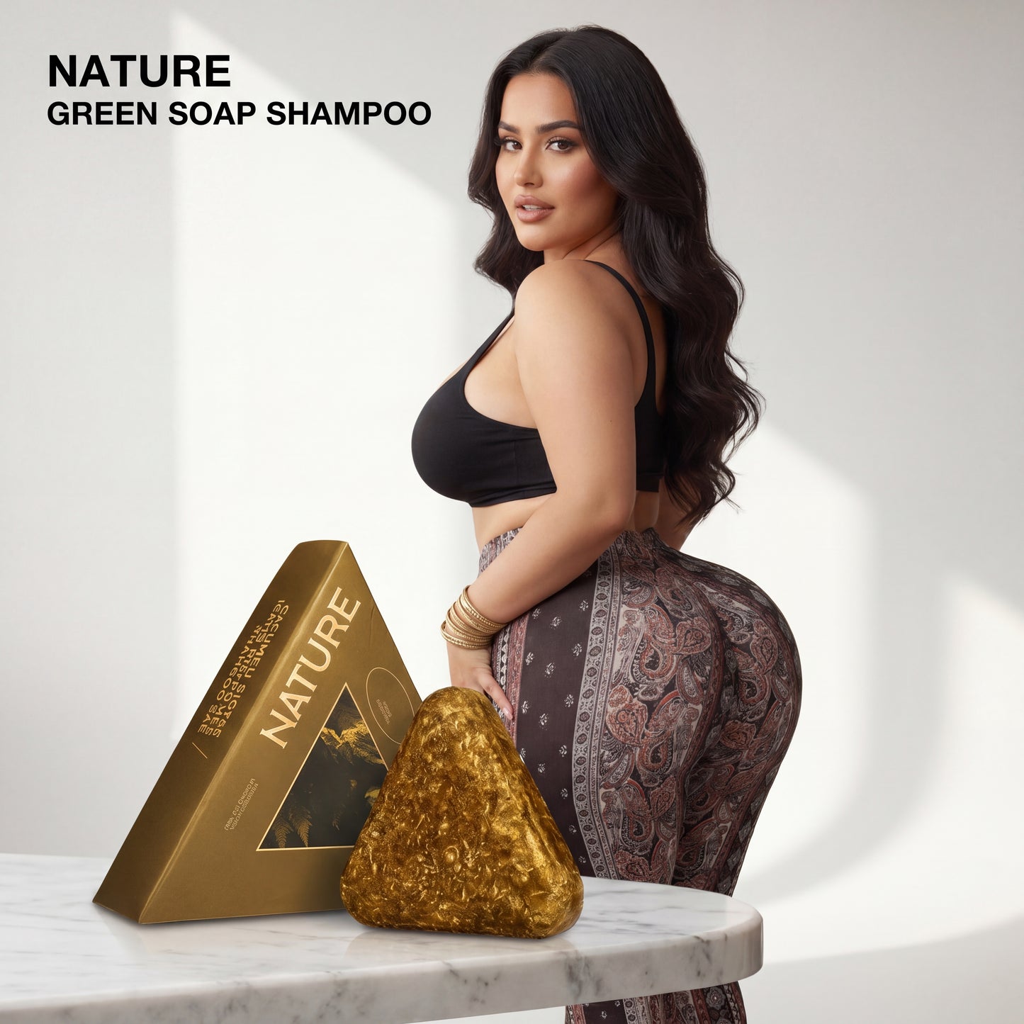 Nature’s Touch™ Natural Triangle Shampoo Soap