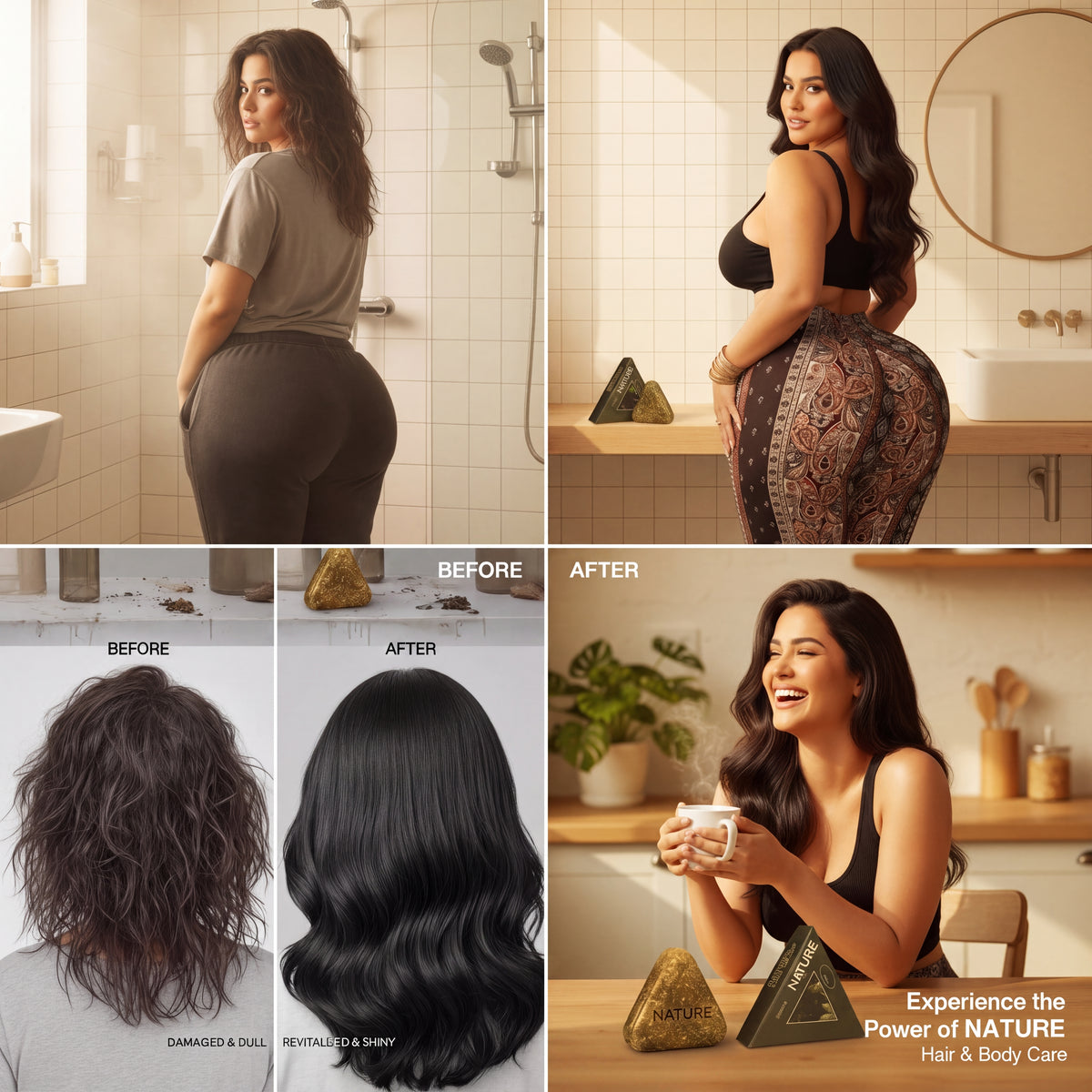 Nature’s Touch™ Natural Triangle Shampoo Soap