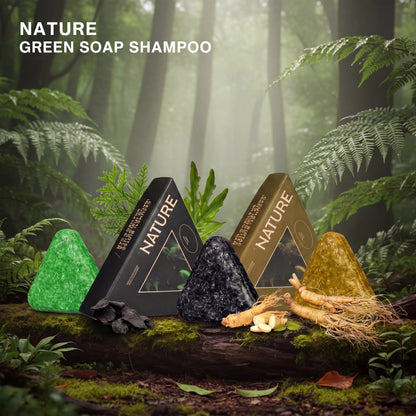 Nature’s Touch™ Natural Triangle Shampoo Soap