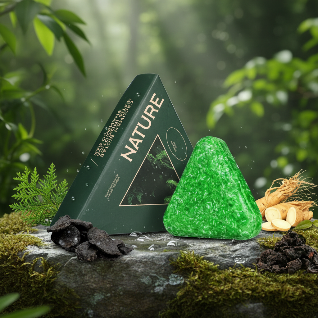 Nature’s Touch™ Natural Triangle Shampoo Soap