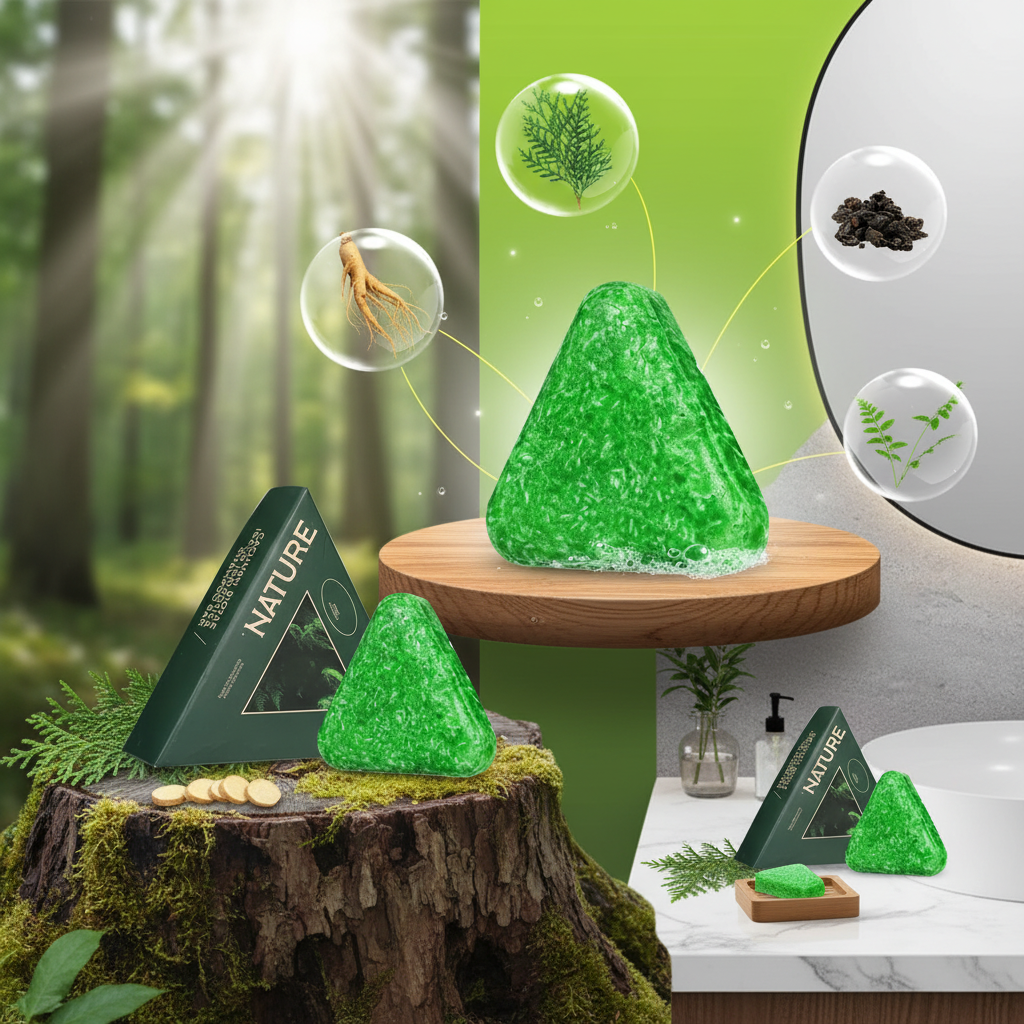 Nature’s Touch™ Natural Triangle Shampoo Soap