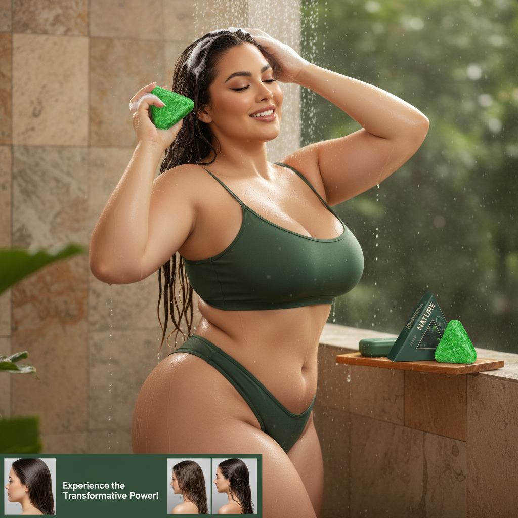 Nature’s Touch™ Natural Triangle Shampoo Soap